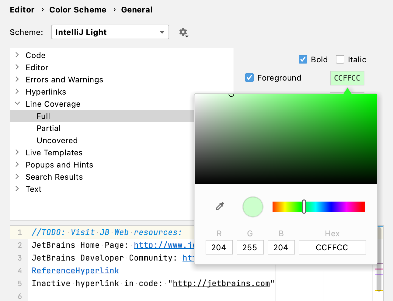 カバレッジを構成する Intellij Idea