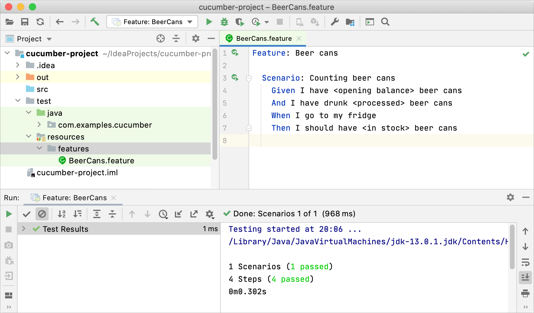 Run Cucumber Tests Intellij Idea