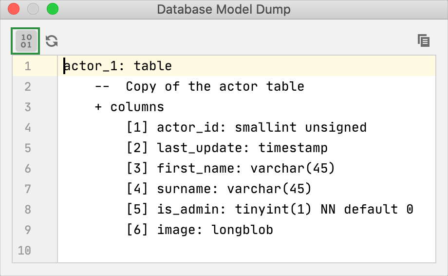 Dump model