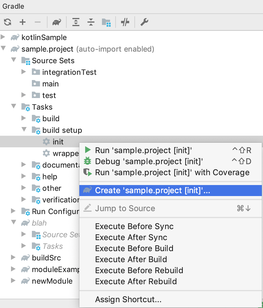 Create the task run configuration