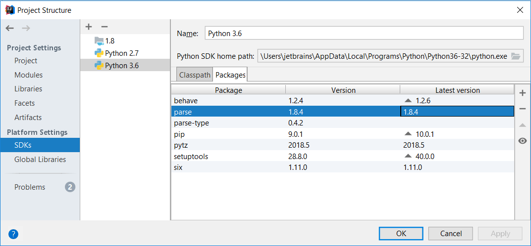 Python パッケージをインストール アンインストール アップグレードする Intellij Idea