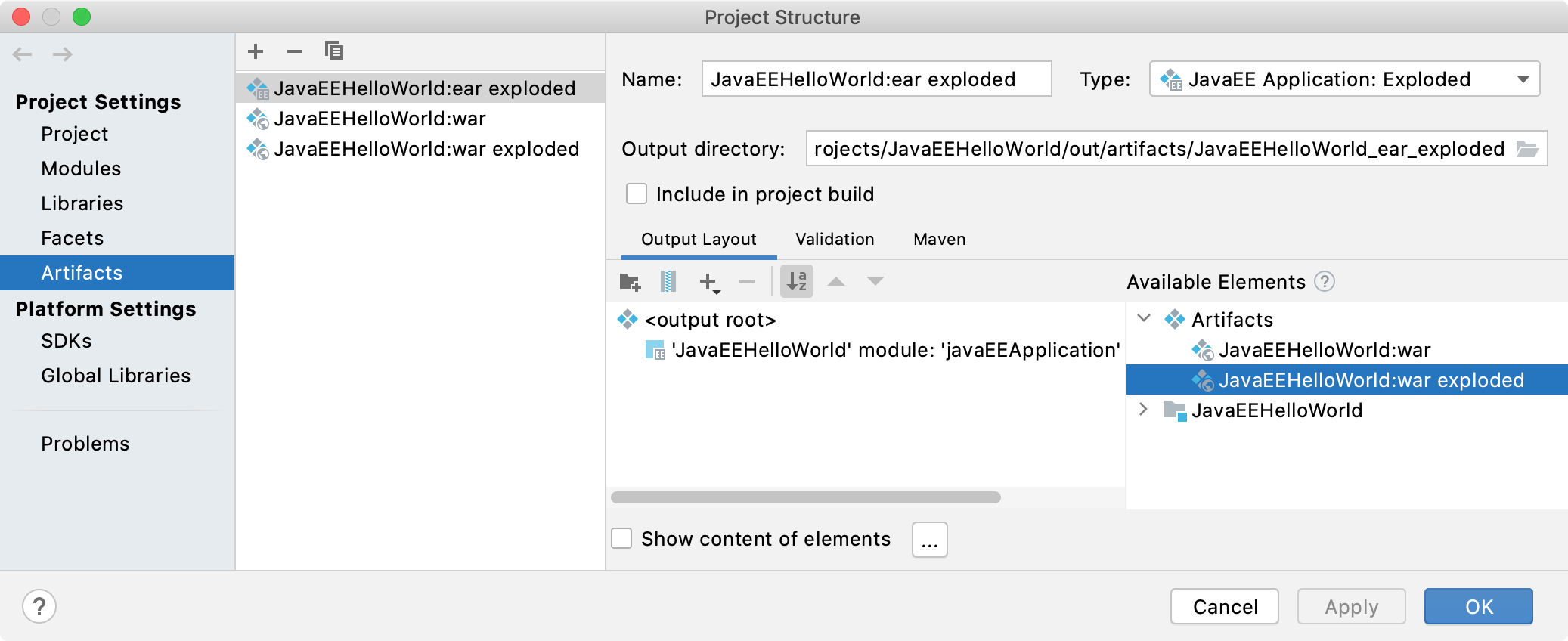 Tutorial Your First Java Ee Application Intellij Idea