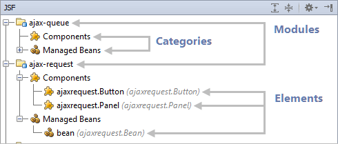 Jsf tool window