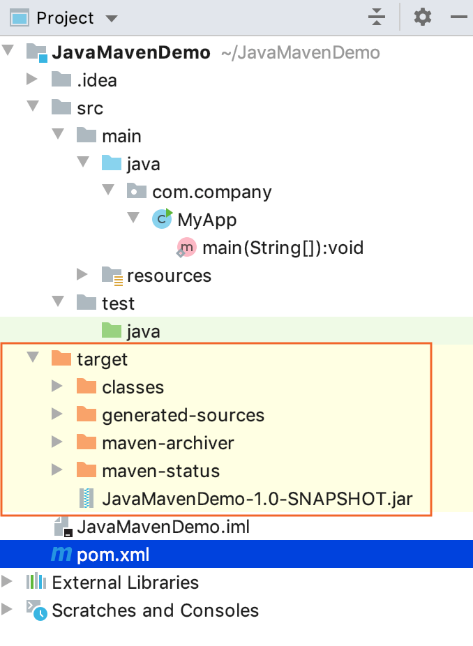 Как собрать проект maven в intellij idea