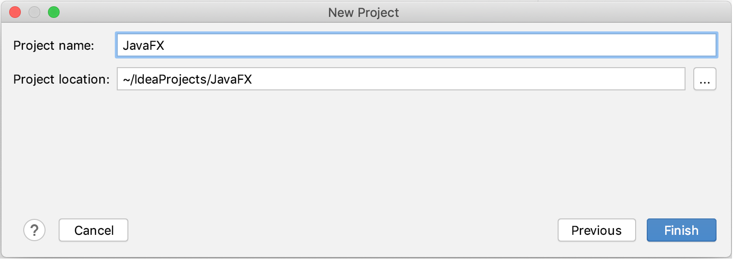 javafx intellij