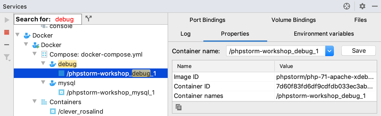 Docker Phpstorm