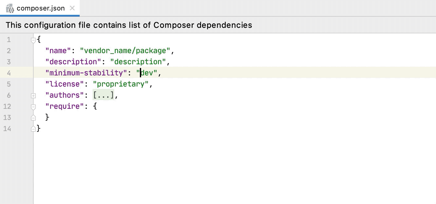 Composer Json Example