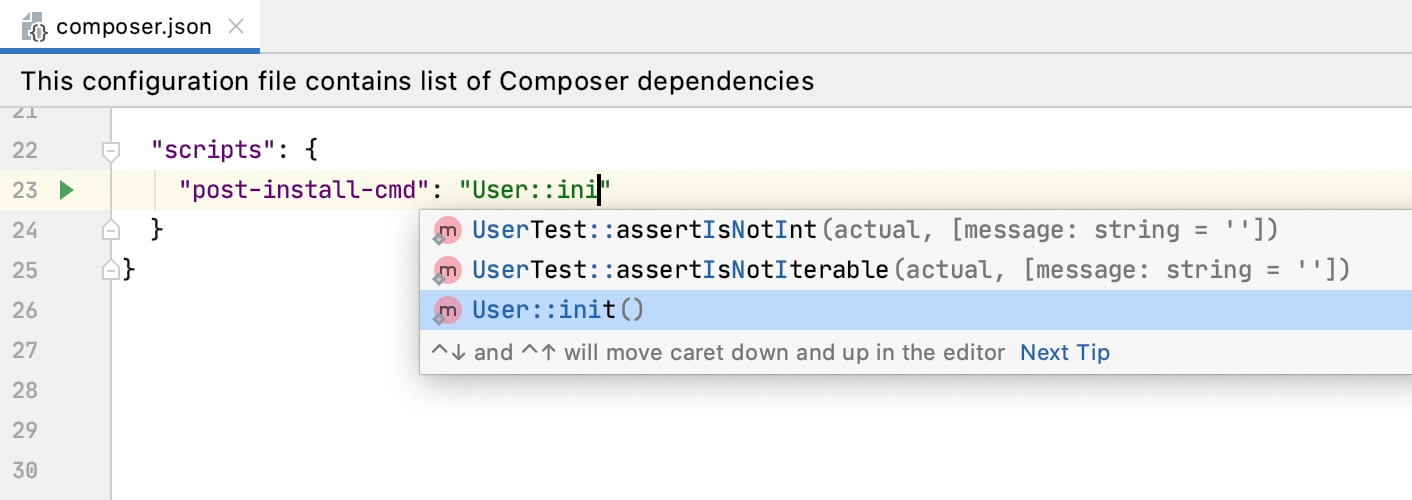 package.json caret meaning