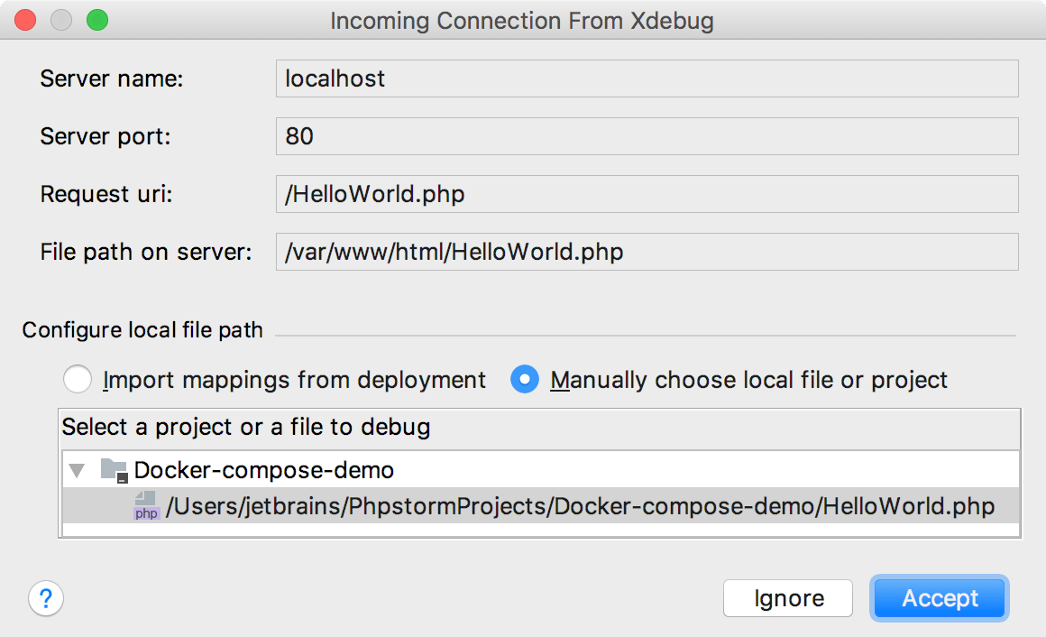 phpstorm debugging