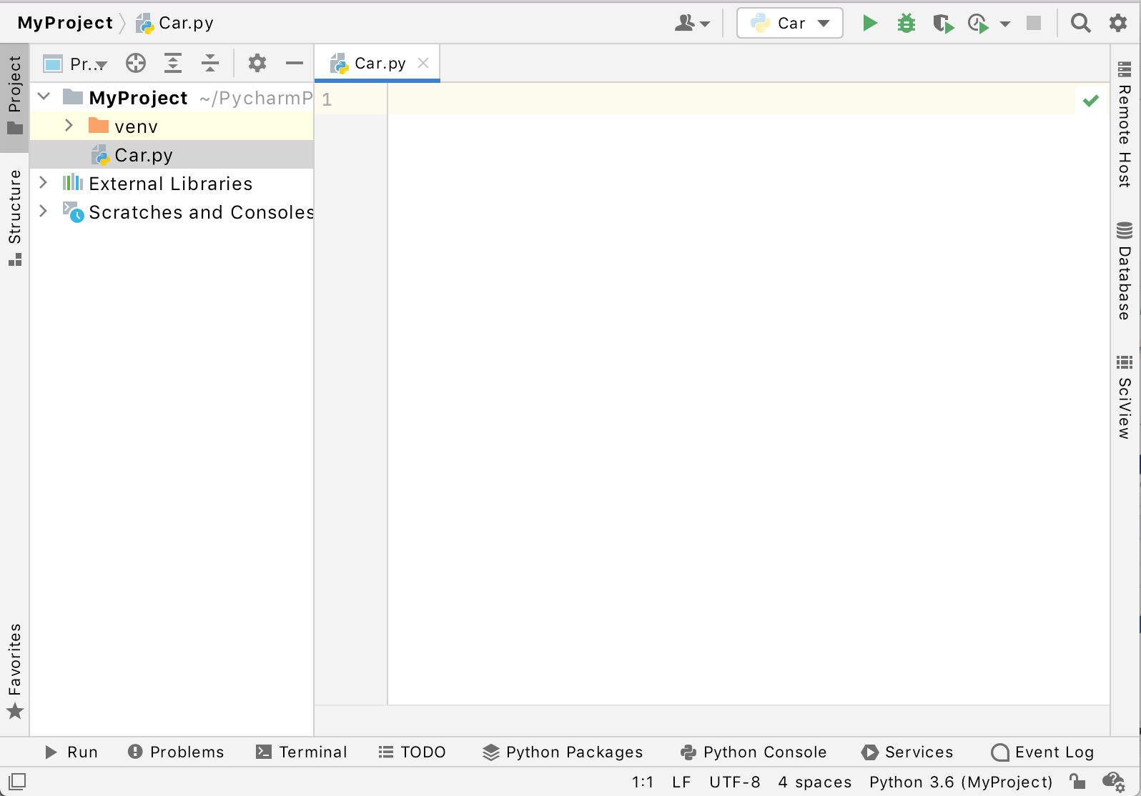 Step 1 Create And Run Your First Python Project Pycharm