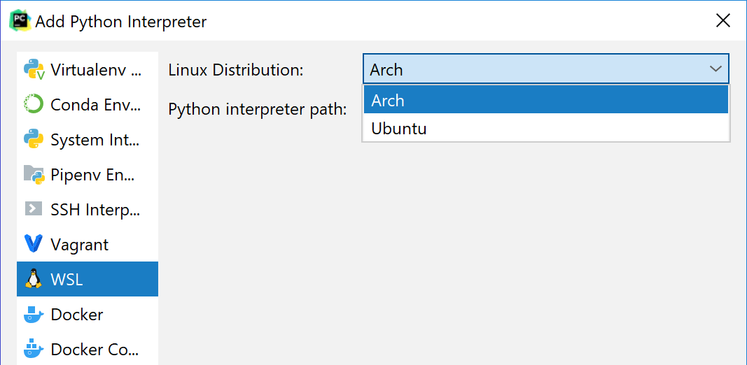 Configure Python Interpreter