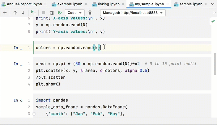 Edit Jupyter notebook files | JetBrains DataSpell