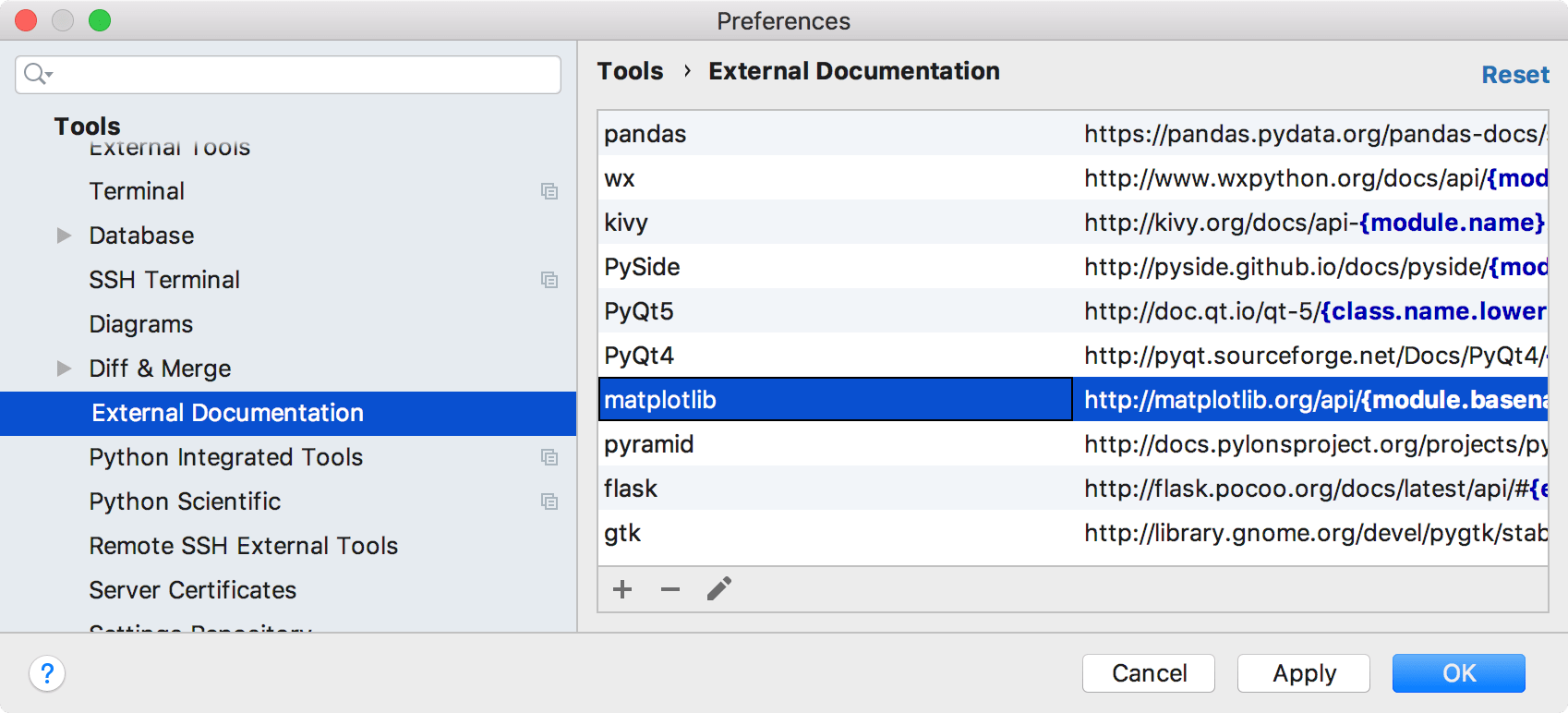 Code Reference Information Pycharm