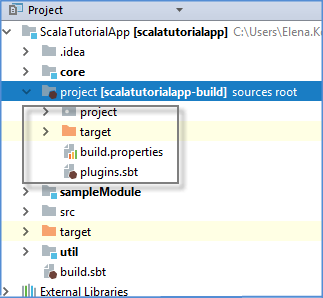 sbt source root