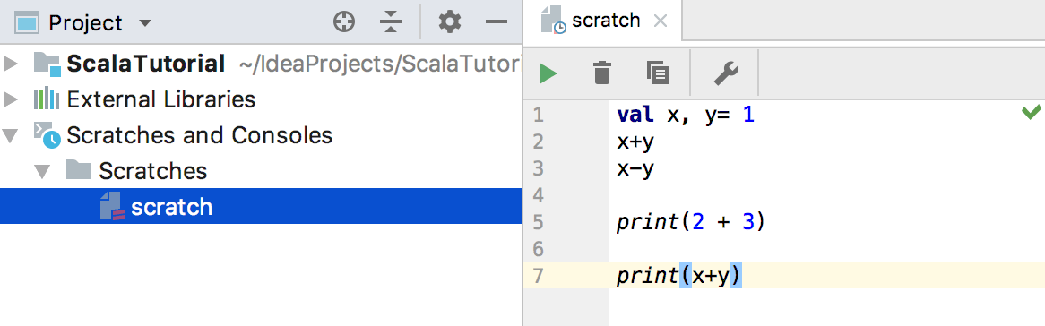 Scala worksheet and Ammonite | IntelliJ IDEA