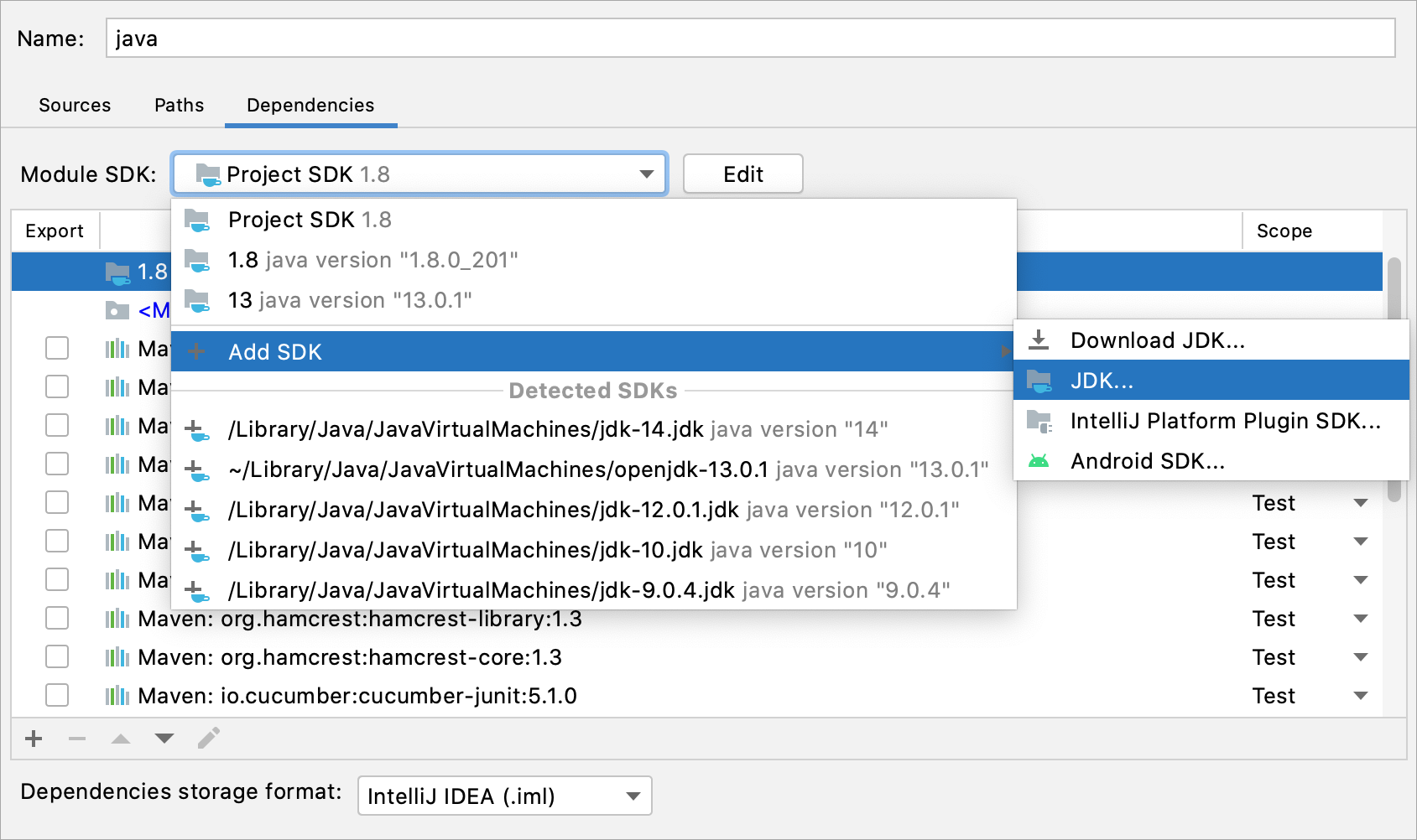 Module Structure Settings Intellij Idea