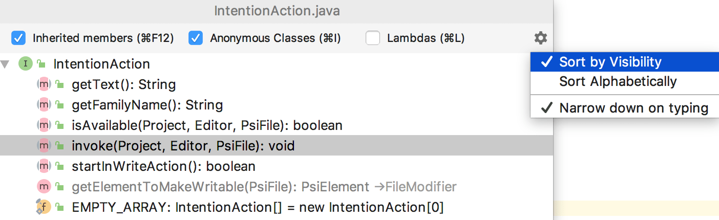 Source Code Navigation Intellij Idea