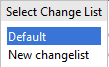 select a changelist