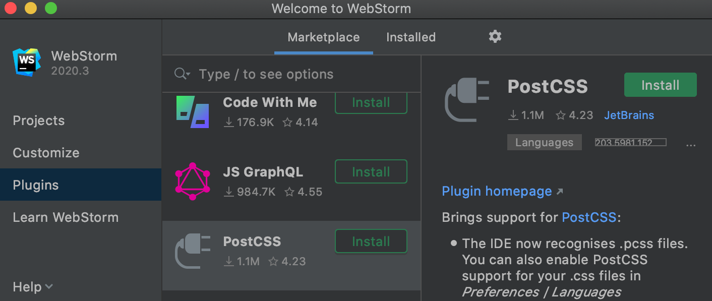 webstorm keyboard shortcuts