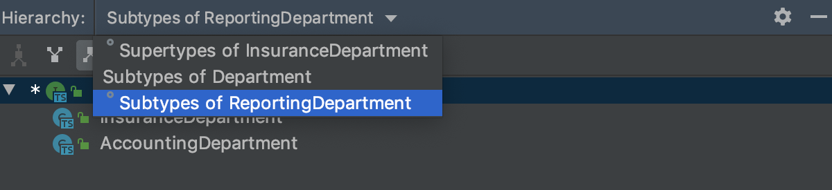 Switching between pinned tabs in the Hierarchy tool window