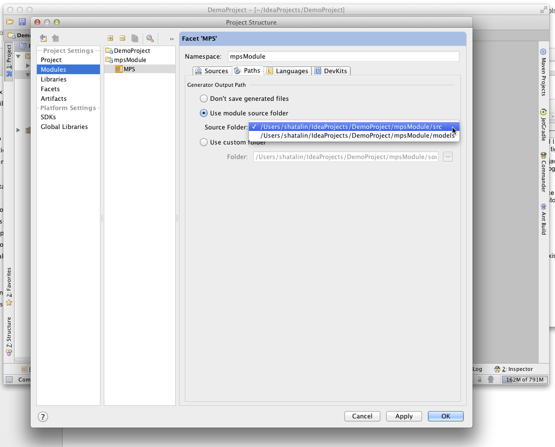 3 set generator output path