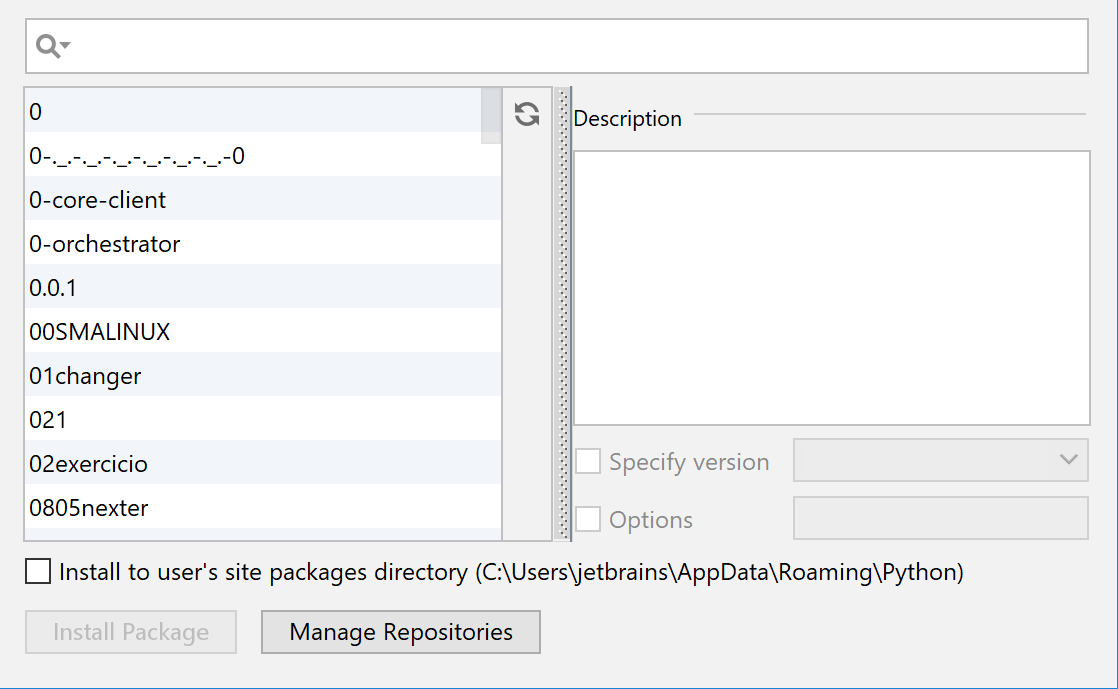 install packages in pycharm