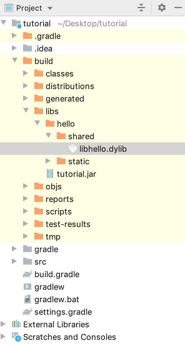 binary for shared library