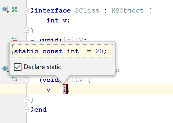 Cl extract constant objcexample