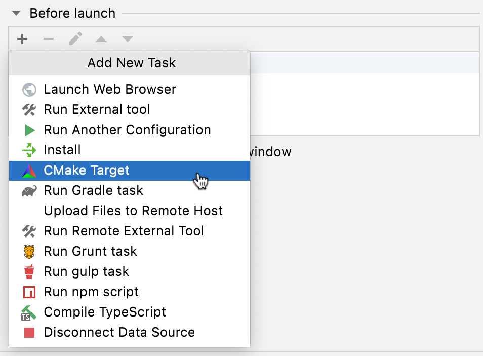 cmake install target