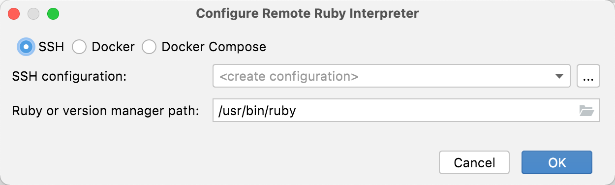 configure rubymine with rubyinstaller