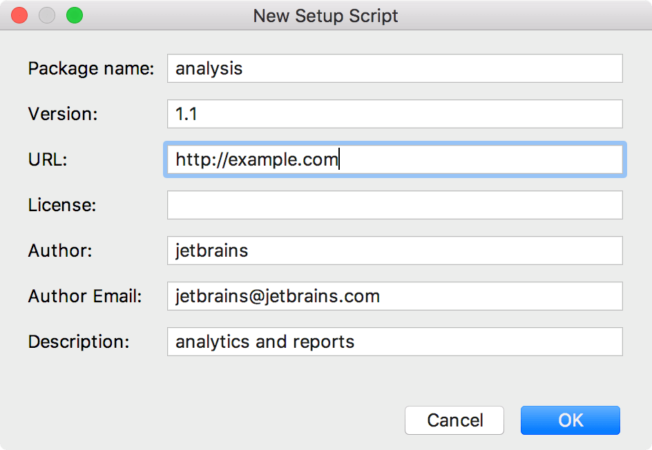 setting up pycharm