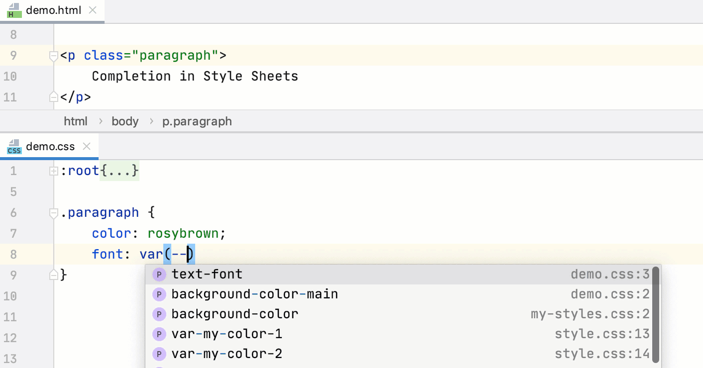 スタイルシート Phpstorm