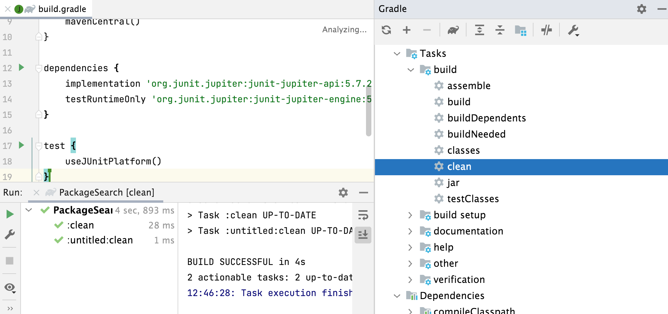 the Gradle tool window Code With Me Guest