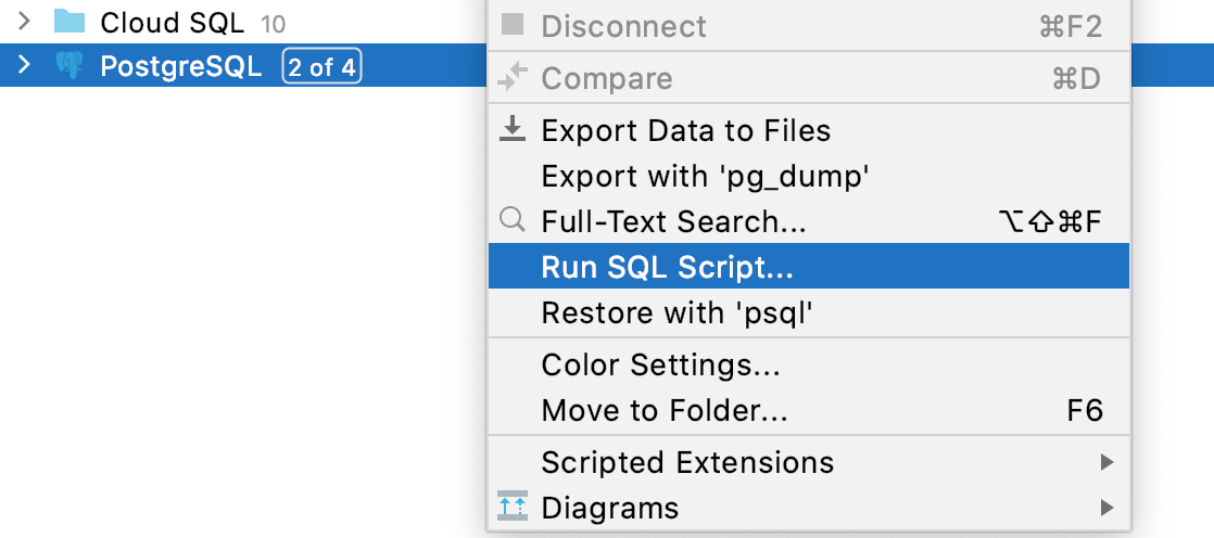 Run an SQL file