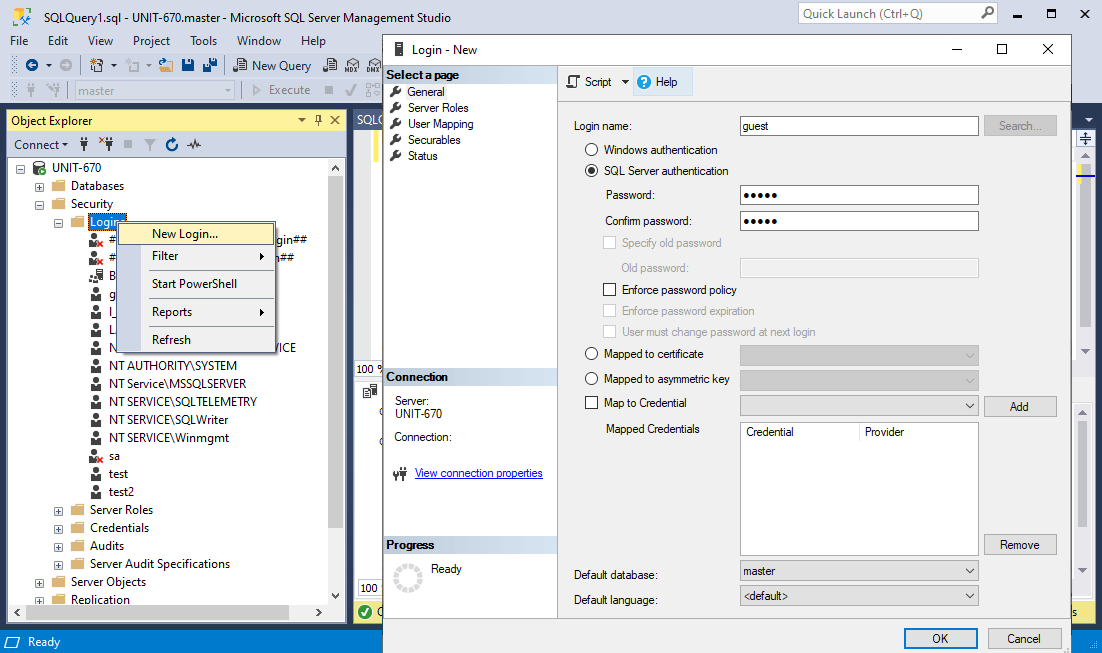 sql server management