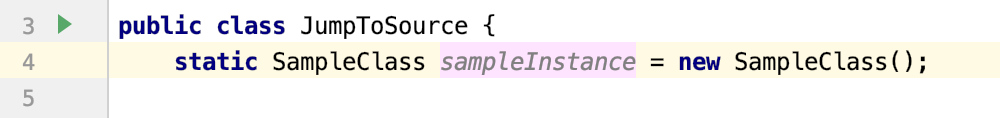 Jump to Source takes you to the place where the variable is declared