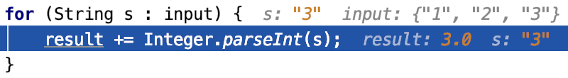 Inline debugging helps us get information about the variable values