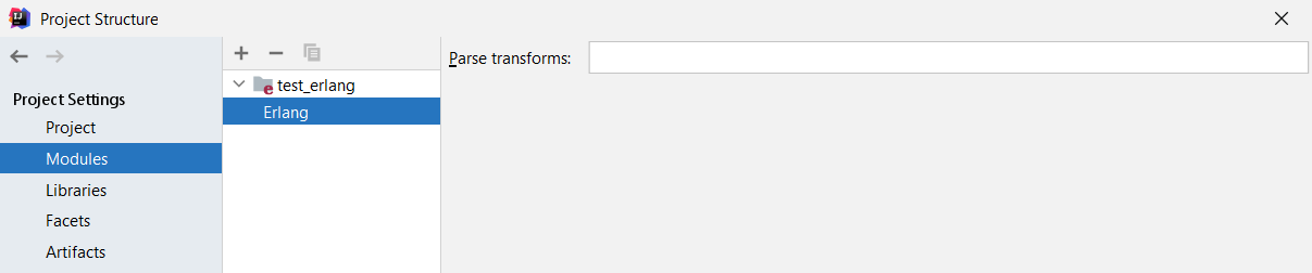 Erlang Parse Transform settings