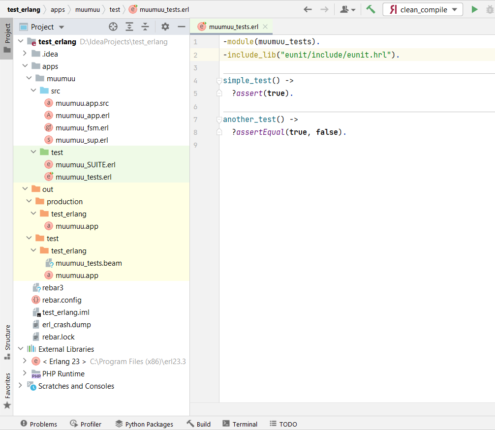 Erlang Project Structure