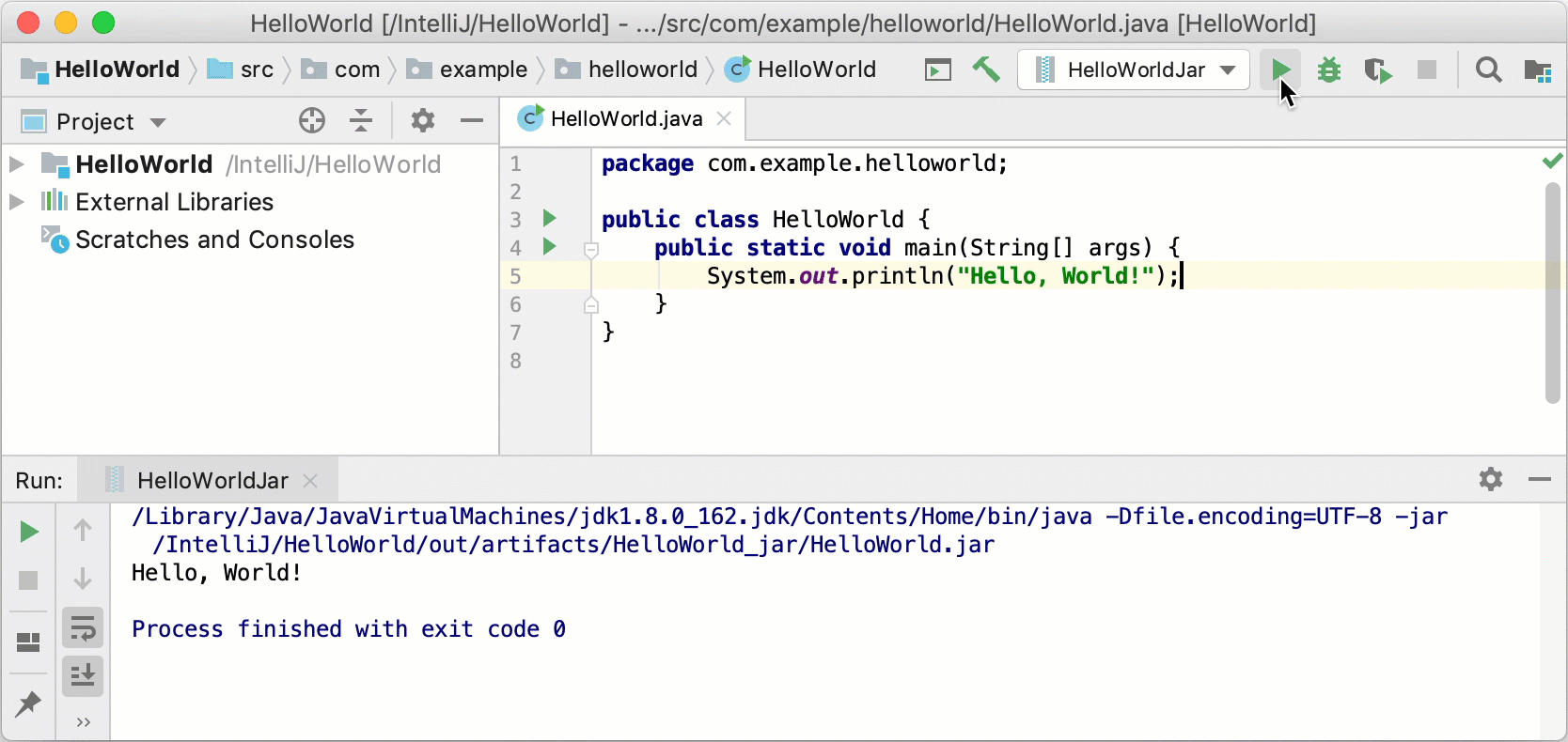 Create your first Java application  IntelliJ IDEA