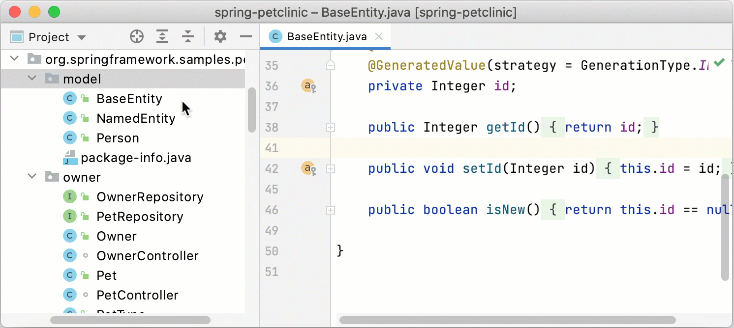 Editor basics | IntelliJ IDEA