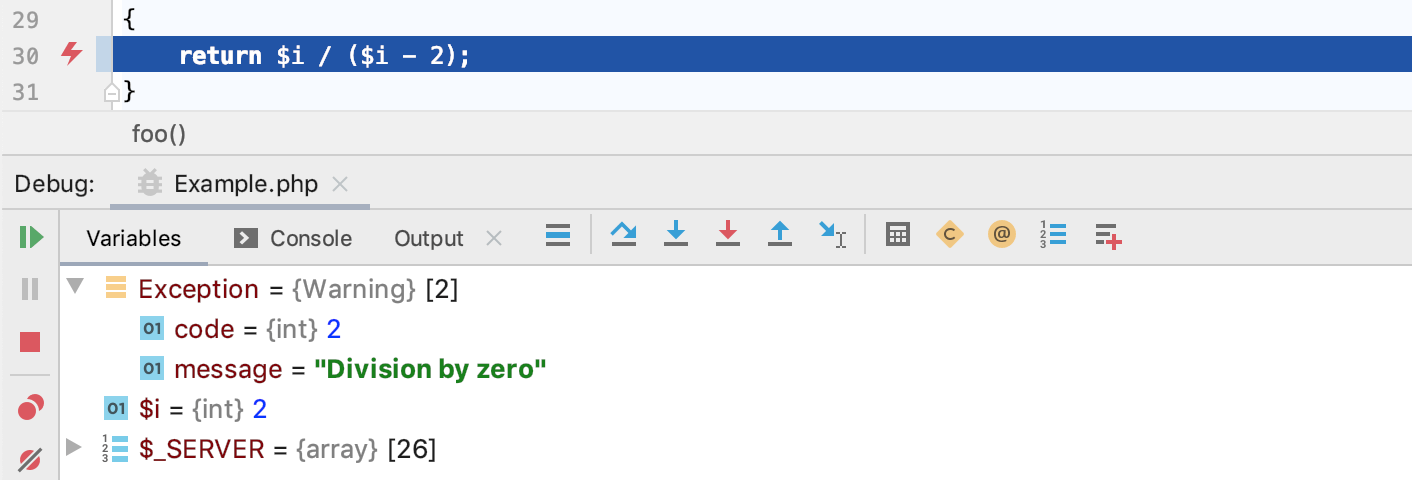 ps_php_exception_breakpoint_fake_exception_variable.png