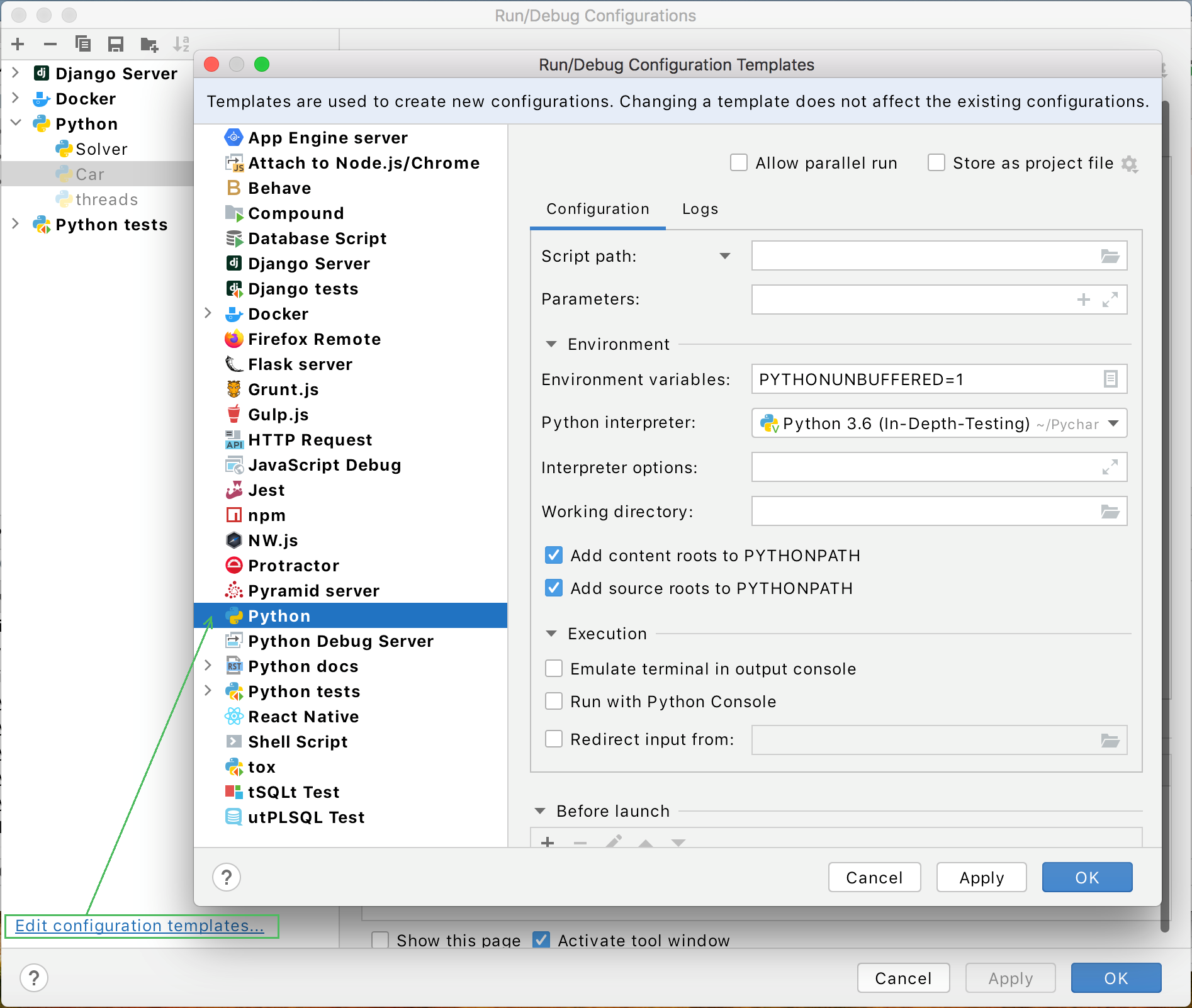 Pycharm переименовать проект