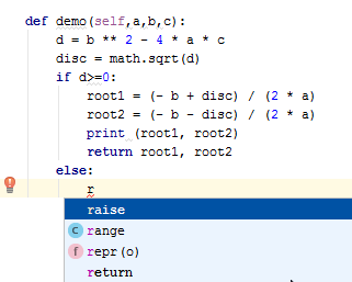 Py completing code