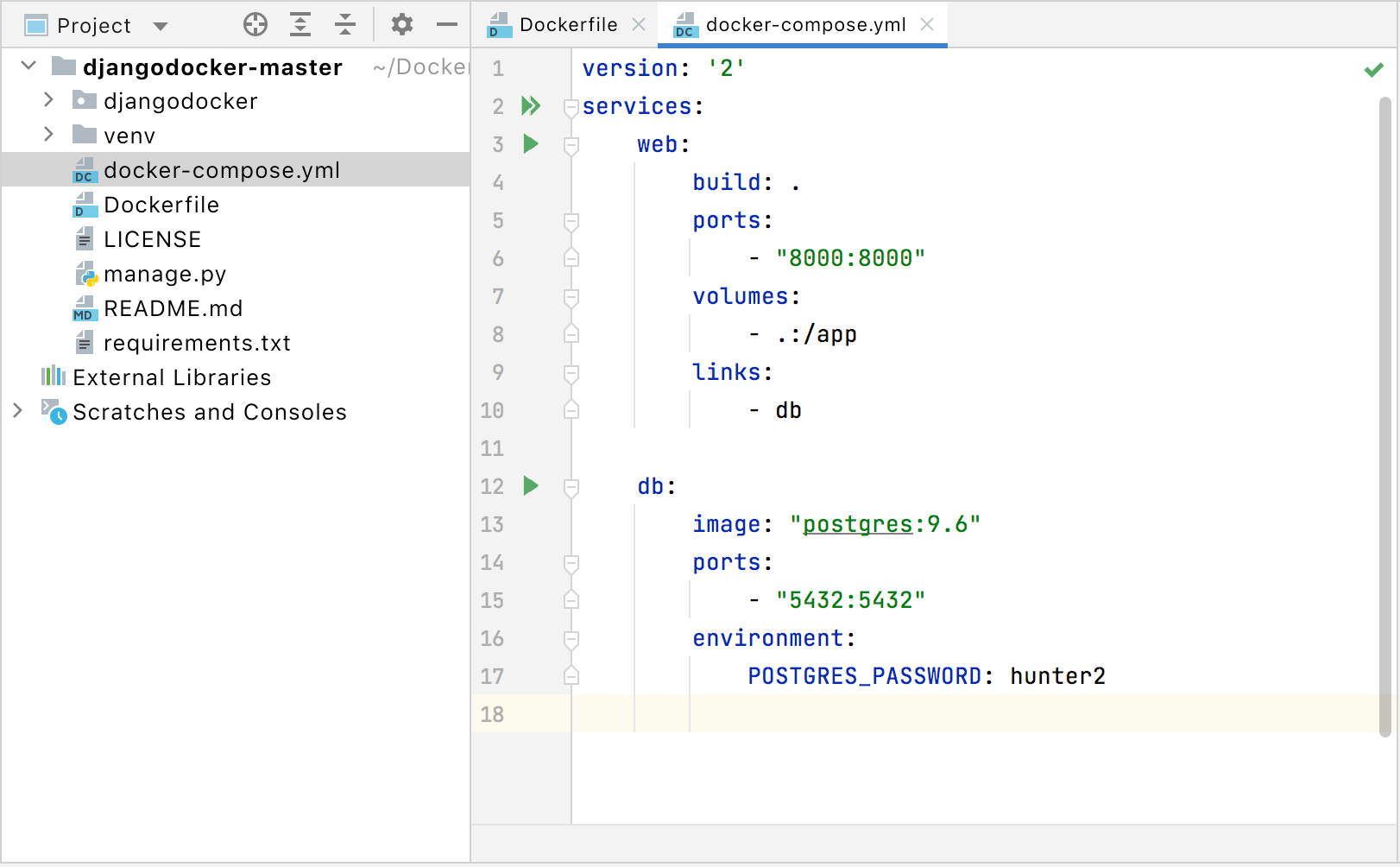 Docker compose no cache