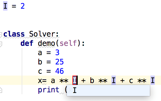 specifying a name for the
extracting constant