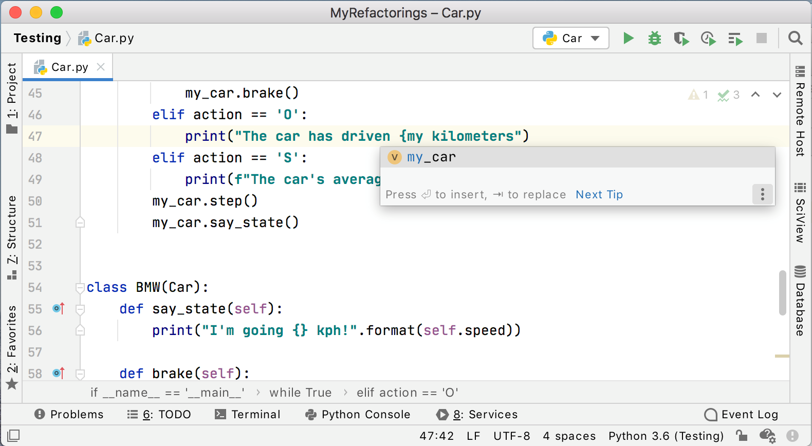 pycharm auto format