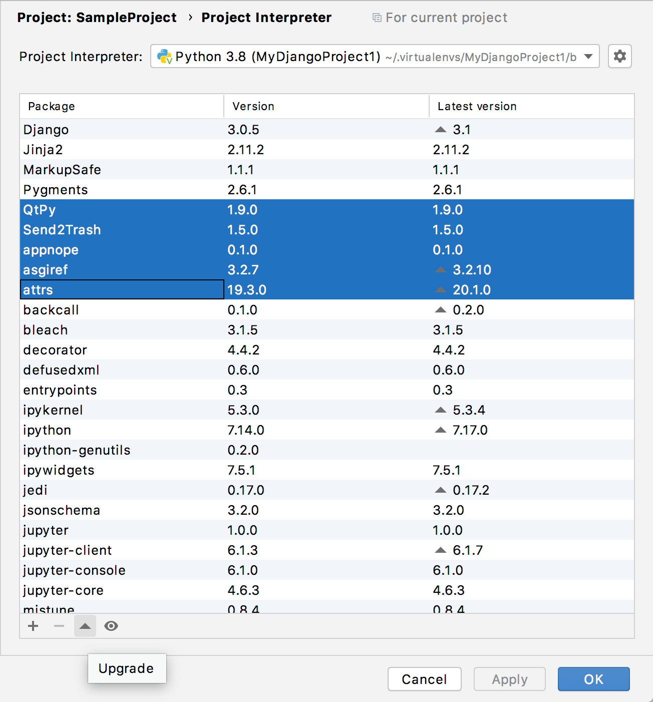 please select a valid python interpreter pycharm что делать