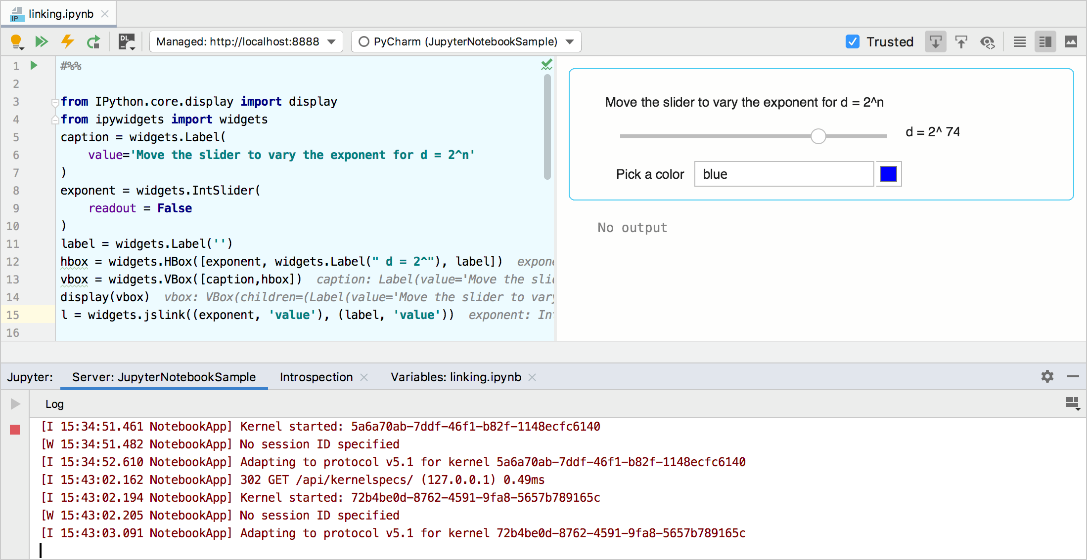 pycharm jupyter