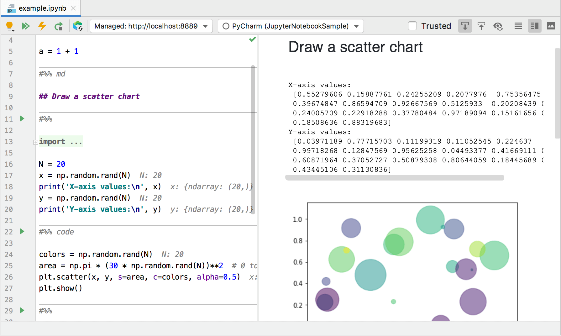 use jupyter or pycharm for a project